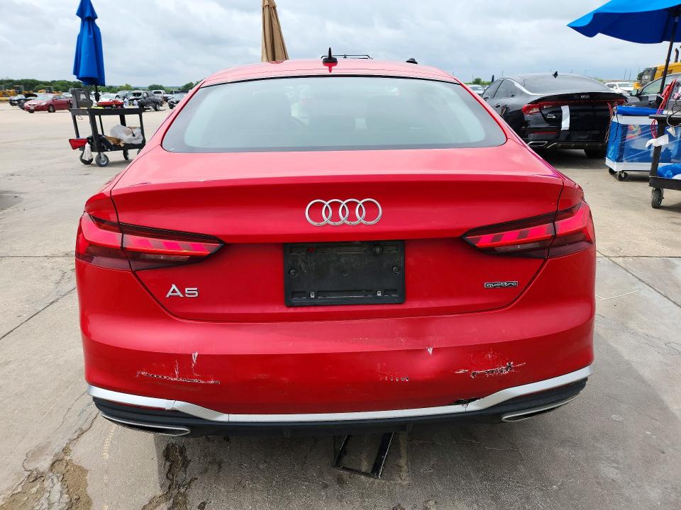 2021 Audi A5 მანქანა იყიდება აუქციონზე, vin: WAUDACF57MA059241, აუქციონის ნომერი: 56442596