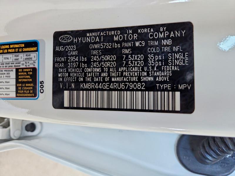 Продажа на аукционе авто 2024 Hyundai Palisade, vin: KM8R44GE4RU679082, номер лота: 59240896