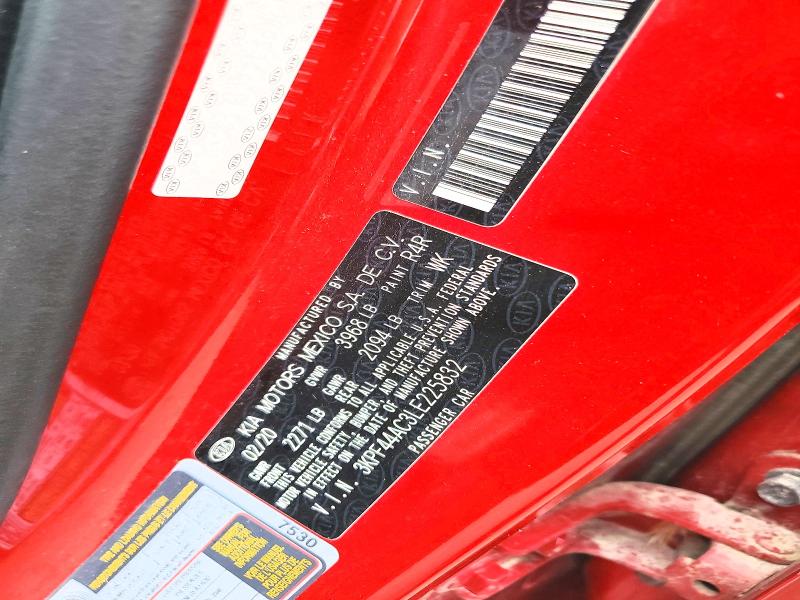 2020 Kia Forte მანქანა იყიდება აუქციონზე, vin: 3KPF44AC3LE225832, აუქციონის ნომერი: 57350405