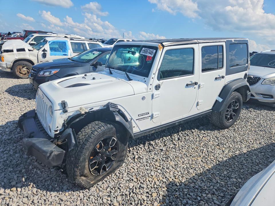 56067446 :رقم المزاد ، 1C4BJWDG4HL745604 vin ، 2017 Jeep Wrangler مزاد بيع