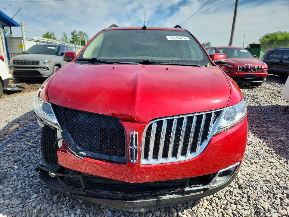 55978876 :رقم المزاد ، 2LMDJ6JK0CBL04305 vin ، 2012 Lincoln Mkx مزاد بيع