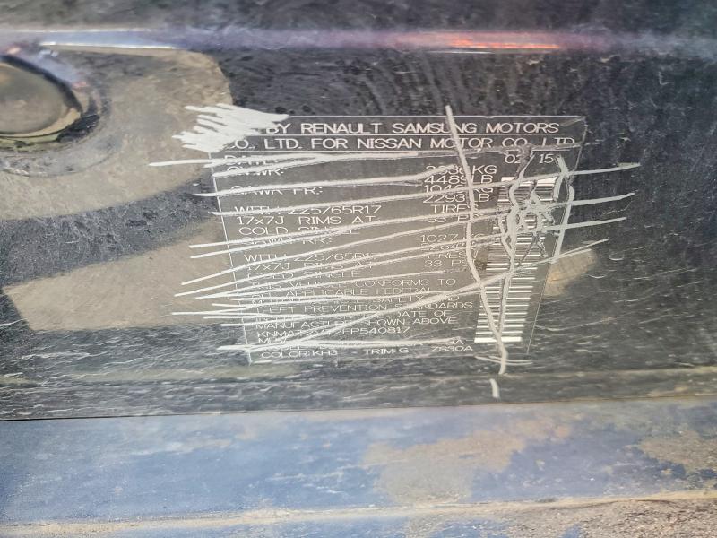 2015 Nissan Rogue მანქანა იყიდება აუქციონზე, vin: KNMAT2MT2FP540817, აუქციონის ნომერი: 55795396