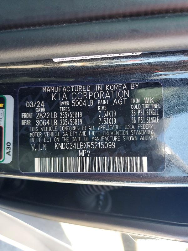 Продажа на аукционе авто 2024 Kia Ev6, vin: KNDC34LBXR5215099, номер лота: 57008766