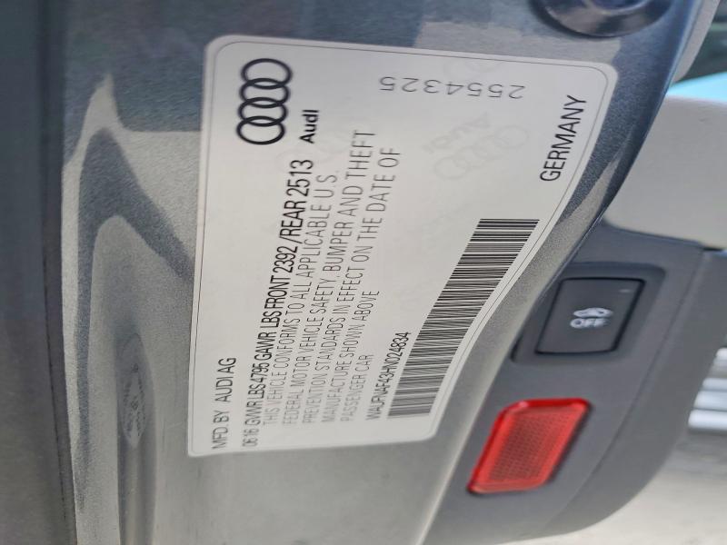 Aukcja sprzedaży 2017 Audi A4, vin: WAUFNAF43HN024834, numer aukcji: 58391986