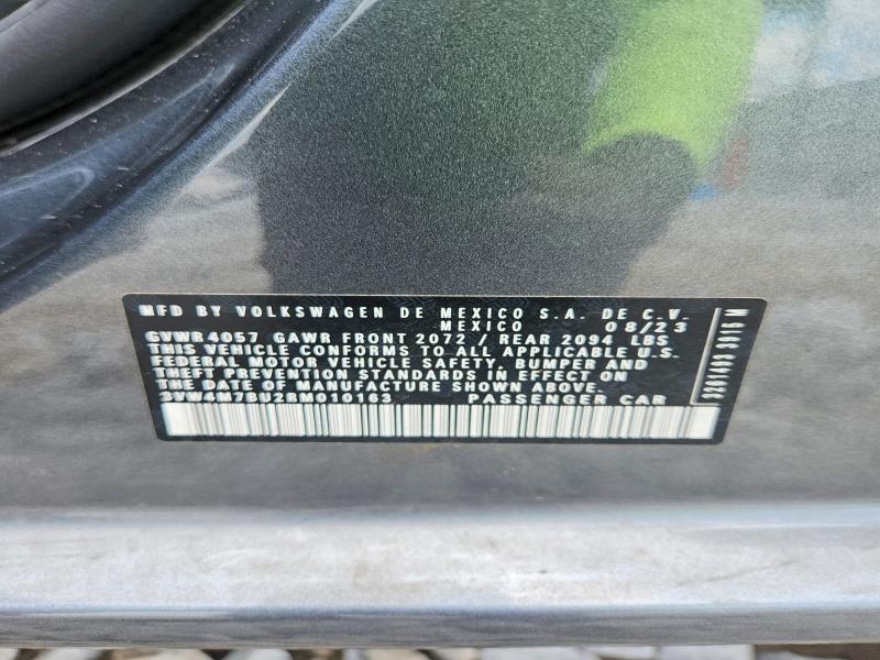 57911516 :رقم المزاد ، 3VW4M7BU2RM010163 vin ، 2024 Volkswagen Jetta مزاد بيع