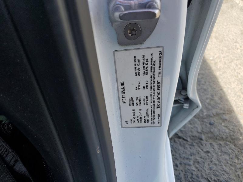 56780626 :رقم المزاد ، 5YJ3E1EB2LF650047 vin ، 2020 Tesla Model 3 مزاد بيع