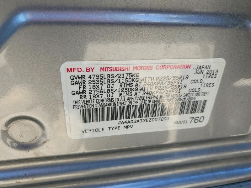 Продаж на аукціоні авто 2014 Mitsubishi Outlander, vin: JA4AD3A33EZ007203, номер лоту: 57271776