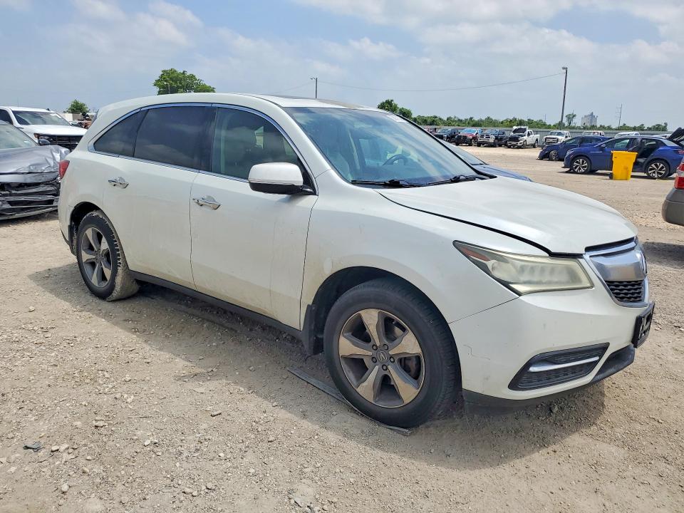 58061536 :رقم المزاد ، 5FRYD3H25FB005086 vin ، 2015 Acura Mdx مزاد بيع