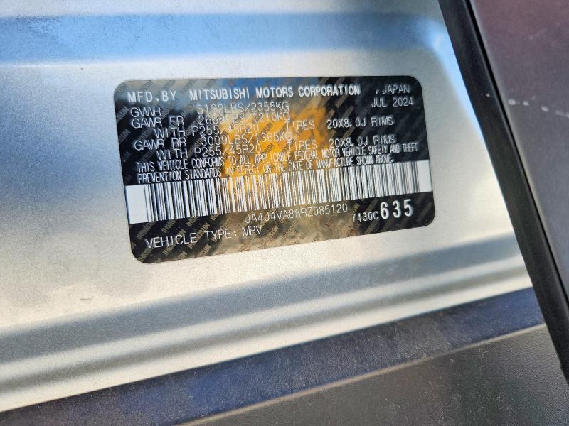Aukcja sprzedaży 2024 Mitsubishi Outlander, vin: JA4J4VA88RZ085120, numer aukcji: 58317106