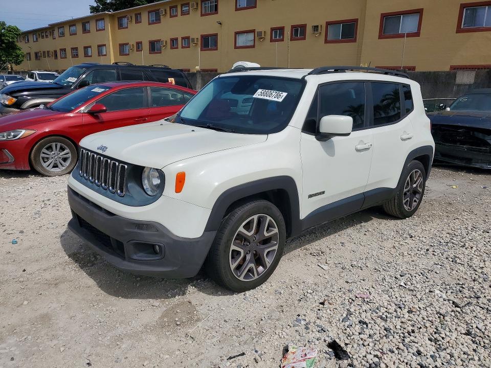 2017 Jeep Renegade მანქანა იყიდება აუქციონზე, vin: ZACCJABB1HPE41219, აუქციონის ნომერი: 58806786
