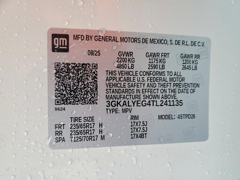 Продаж на аукціоні авто 2026 Gmc Terrain, vin: 3GKALYEG4TL241135, номер лоту: 57548956