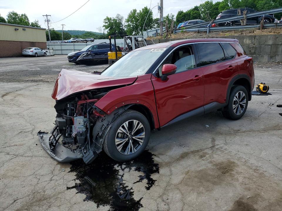 56740296 :رقم المزاد ، JN8AT3BB9MW222250 vin ، 2021 Nissan Rogue مزاد بيع