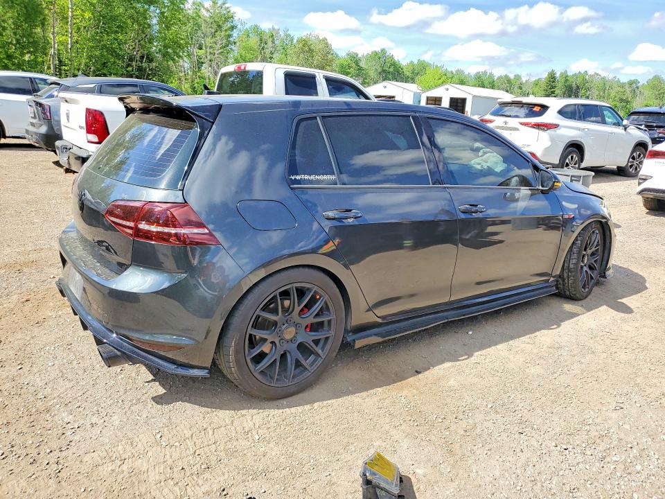 56586776 :رقم المزاد ، 3VW4T7AU2FM056625 vin ، 2015 Volkswagen Gti مزاد بيع