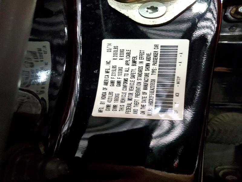 57038626 :رقم المزاد ، 1HGCR2F56EA235538 vin ، 2014 Honda Accord مزاد بيع