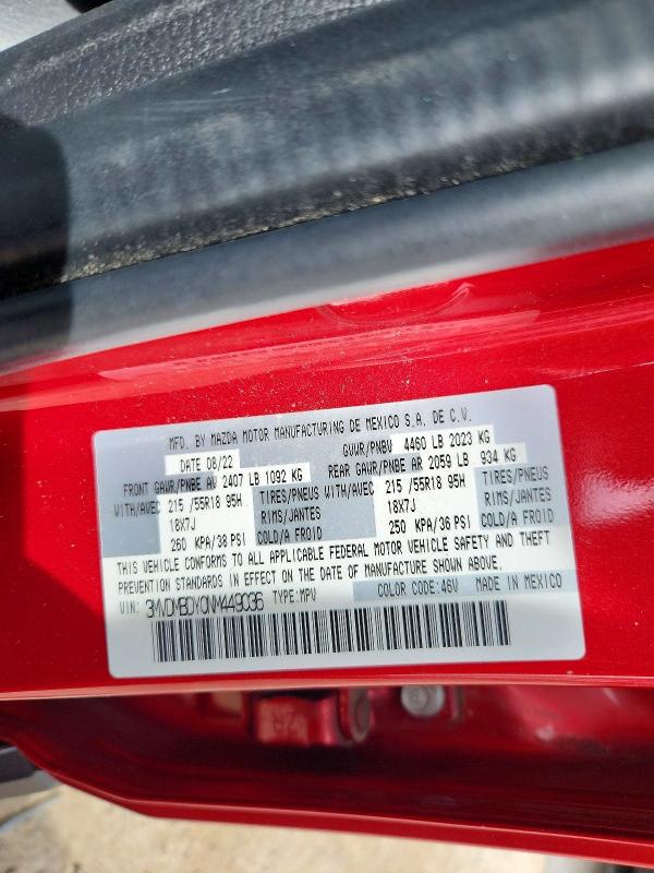 Продаж на аукціоні авто 2022 Mazda Cx-30, vin: 3MVDMBDY0NM449036, номер лоту: 55378876