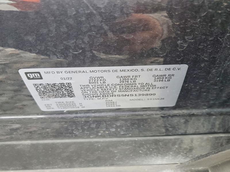 Продажа на аукционе авто 2022 Chevrolet Blazer, vin: 3GNKBDRS5NS139899, номер лота: 56098426