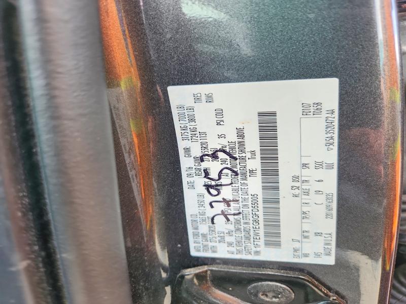 Aukcja sprzedaży 2016 Ford F150, vin: 1FTEW1EG8GFD55005, numer aukcji: 59190916