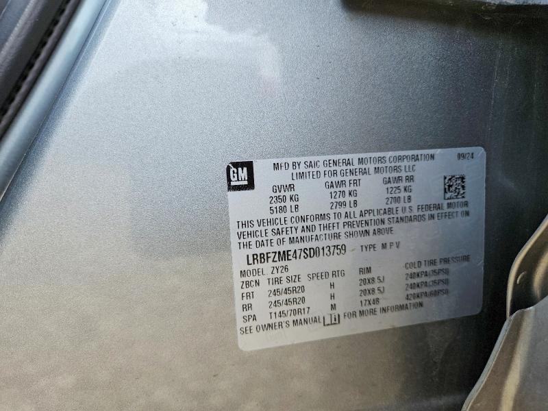 Продажа на аукционе авто 2025 Buick Envision, vin: LRBFZME47SD013759, номер лота: 55988856