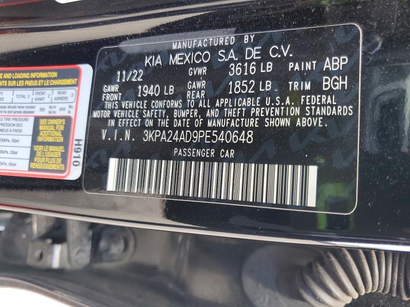 Aukcja sprzedaży 2023 Kia Rio, vin: 3KPA24AD9PE540648, numer aukcji: 56856416