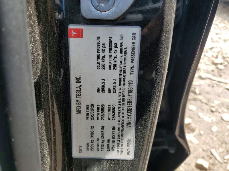 Продажа на аукционе авто 2018 Tesla Model 3, vin: 5YJ3E1EB6JF188119, номер лота: 55712336