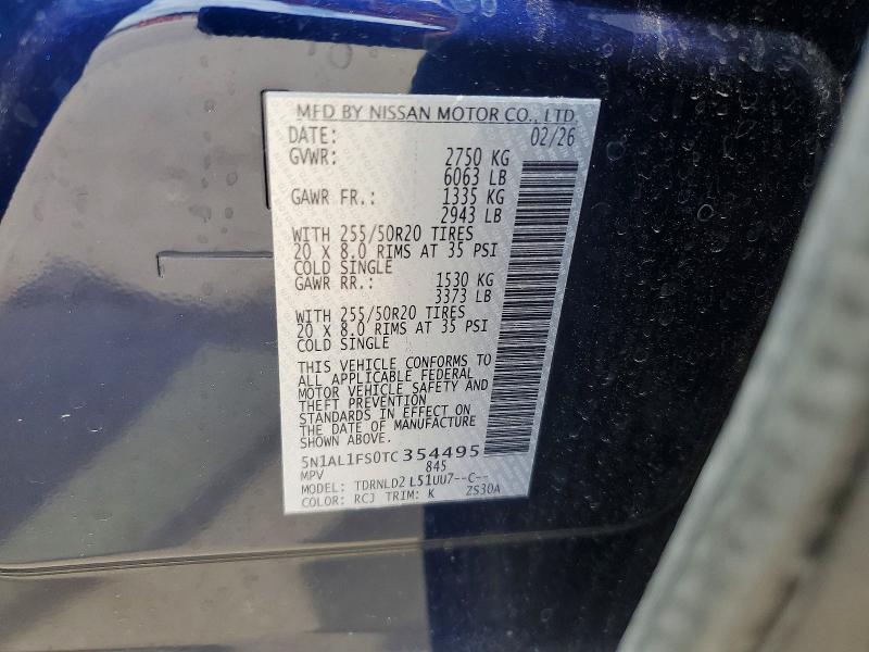 Продажа на аукционе авто 2026 Infiniti Qx60, vin: 5N1AL1FS0TC354495, номер лота: 55806216