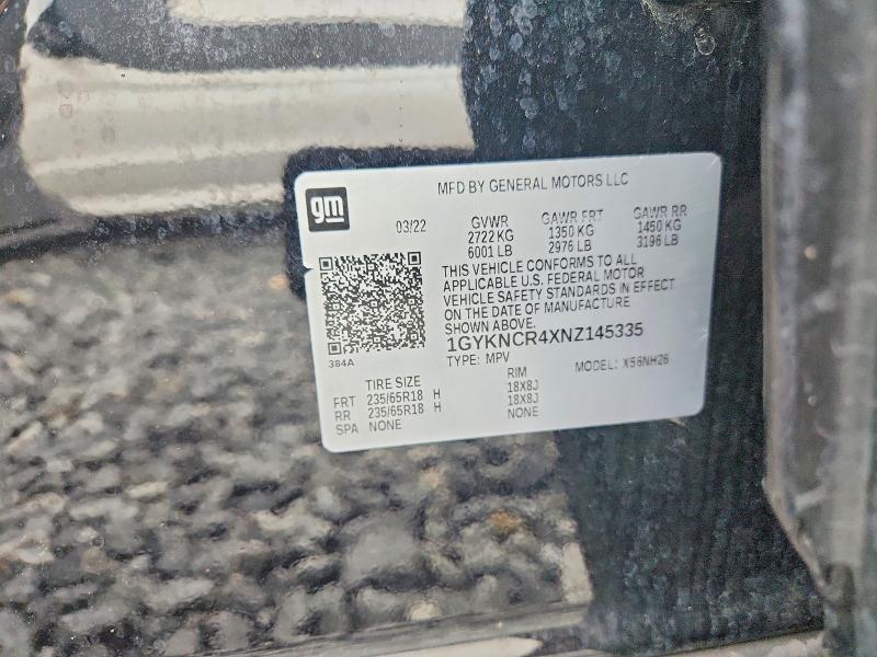 Продажа на аукционе авто 2022 Cadillac Xt5, vin: 1GYKNCR4XNZ145335, номер лота: 54306866