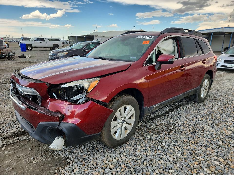 2017 Subaru Outback მანქანა იყიდება აუქციონზე, vin: 4S4BSAFC6H3428784, აუქციონის ნომერი: 58846026