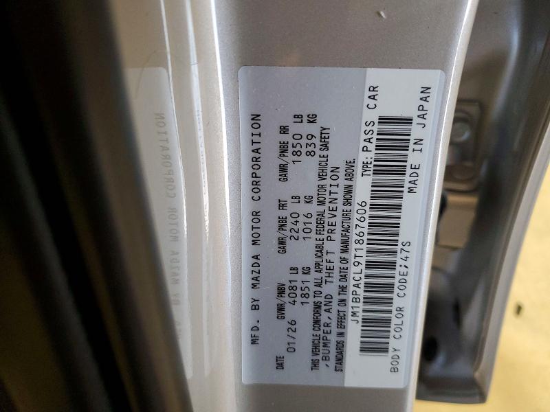 Aukcja sprzedaży 2026 Mazda 3, vin: JM1BPACL9T1867606, numer aukcji: 56563236