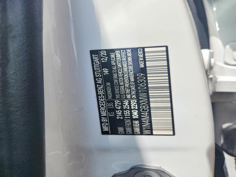 56643306 :رقم المزاد ، W1N4M4GBXMW106309 vin ، 2021 Mercedes-benz Glb مزاد بيع