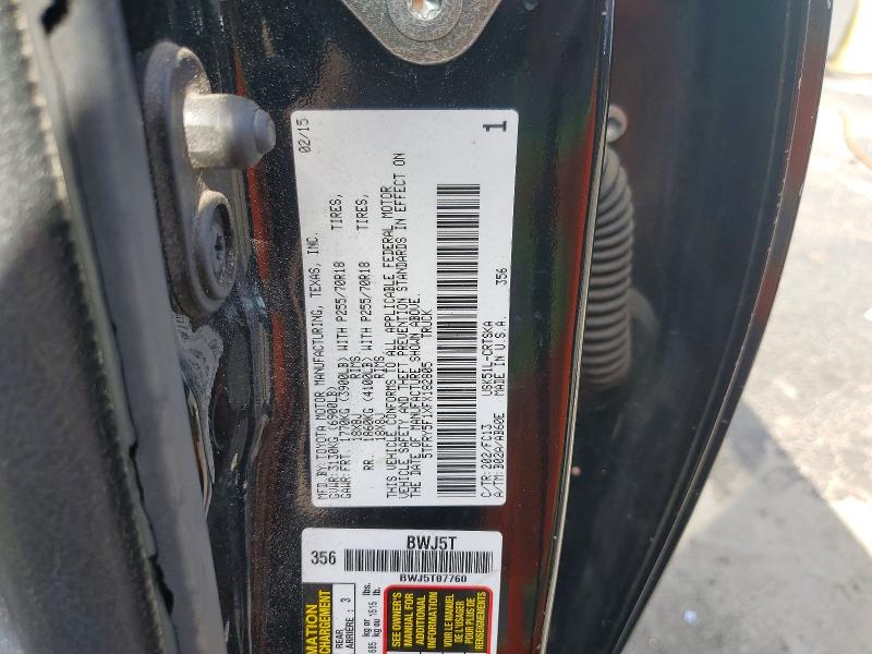 2015 Toyota Tundra მანქანა იყიდება აუქციონზე, vin: 5TFRY5F1XFX182805, აუქციონის ნომერი: 57020366