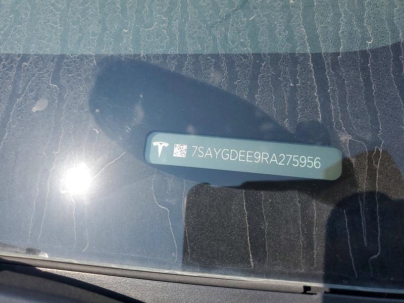 2024 Tesla Model Y მანქანა იყიდება აუქციონზე, vin: 7SAYGDEE9RA275956, აუქციონის ნომერი: 51075696