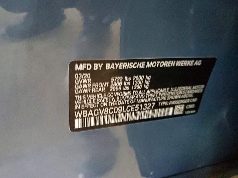 Продажа на аукционе авто 2020 Bmw M850xi, vin: WBAGV8C09LCE51327, номер лота: 58963076