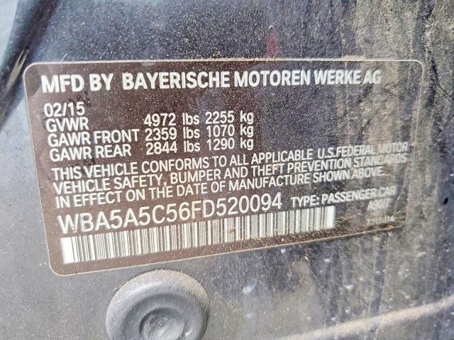 57186366 :رقم المزاد ، WBA5A5C56FD520094 vin ، 2015 Bmw 528 مزاد بيع