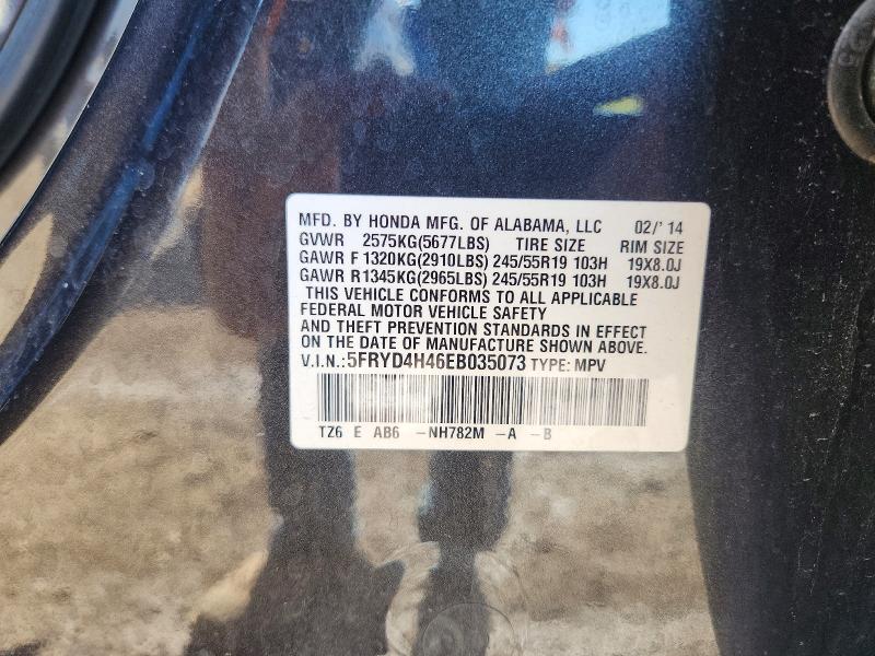 Продажа на аукционе авто 2014 Acura Mdx, vin: 5FRYD4H46EB035073, номер лота: 51276096