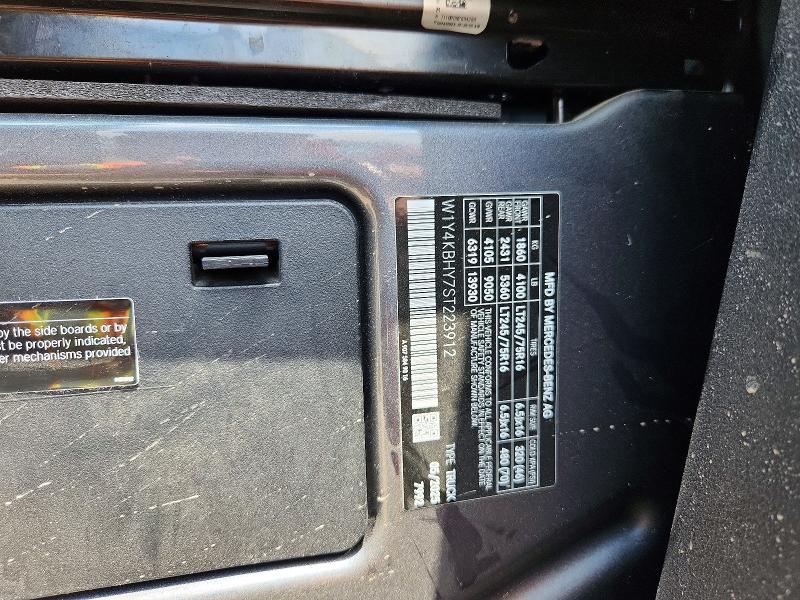 58293096 :رقم المزاد ، W1Y4KBHY7ST223912 vin ، 2025 Mercedes-benz Sprinter مزاد بيع
