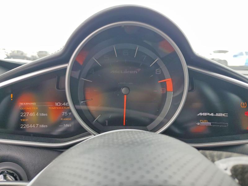 2012 Mclaren Automotive Mp4-12c მანქანა იყიდება აუქციონზე, vin: SBM11AAA7CW001220, აუქციონის ნომერი: 59271436