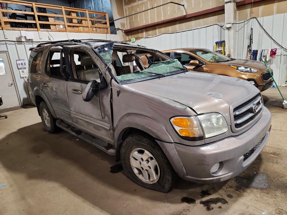 58628856 :رقم المزاد ، 5TDBT48AX2S079956 vin ، 2002 Toyota Sequoia مزاد بيع