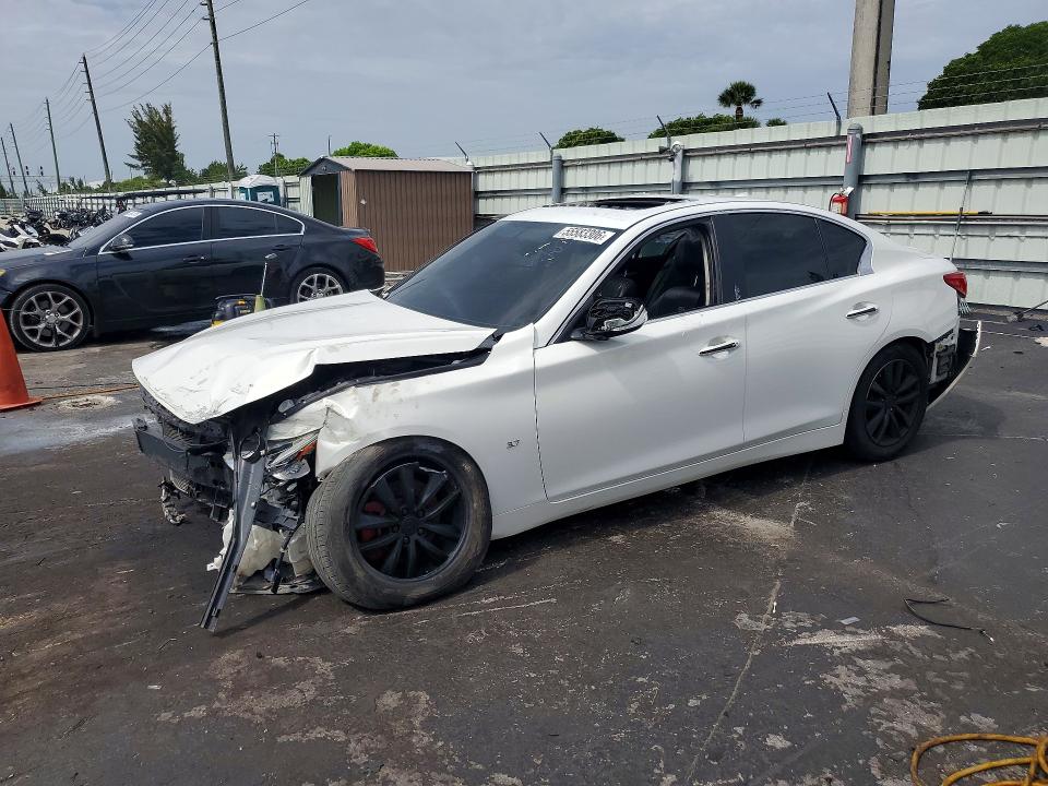 55583306 :رقم المزاد ، JN1BV7AR8EM689160 vin ، 2014 Infiniti Q50 مزاد بيع