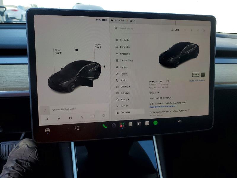 Продажа на аукционе авто 2019 Tesla Model 3, vin: 5YJ3E1EBXKF384243, номер лота: 59344276