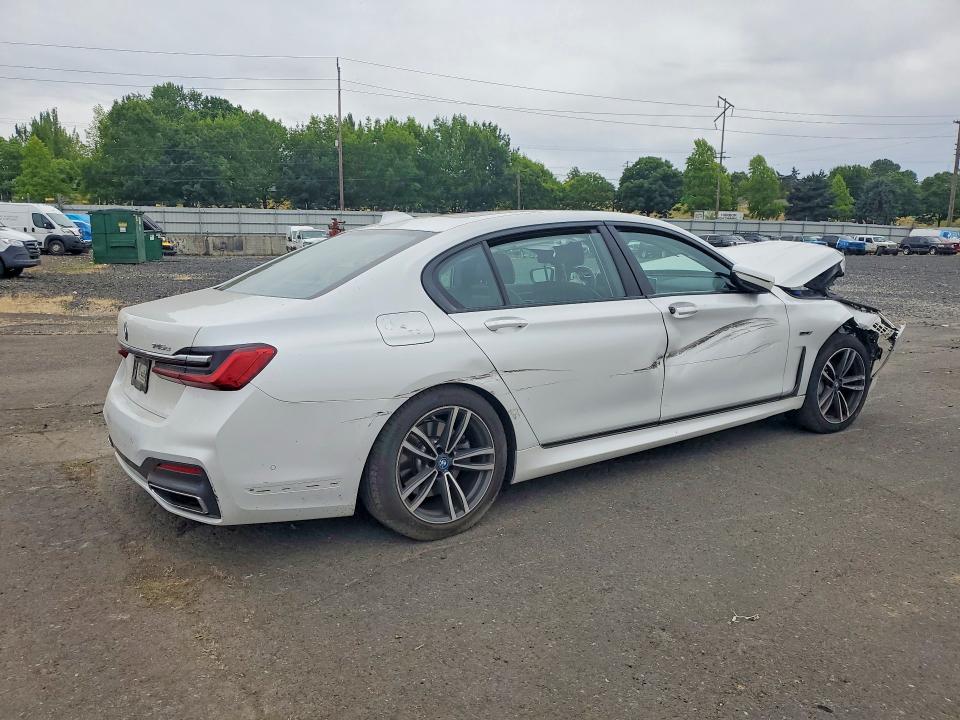 2022 Bmw 745xe მანქანა იყიდება აუქციონზე, vin: WBA7W4C08NCJ44060, აუქციონის ნომერი: 58454826