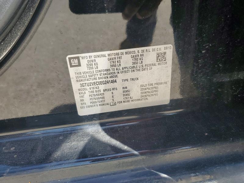 Aukcja sprzedaży 2014 Gmc Sierra, vin: 3GTU2VEC6EG241494, numer aukcji: 59188346