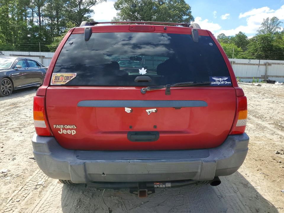 2001 Jeep Grand Cherokee მანქანა იყიდება აუქციონზე, vin: 1J4GW48S01C717714, აუქციონის ნომერი: 58055736