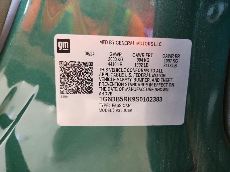 Aukcja sprzedaży 2025 Cadillac Ct4, vin: 1G6DB5RK9S0102383, numer aukcji: 59333186