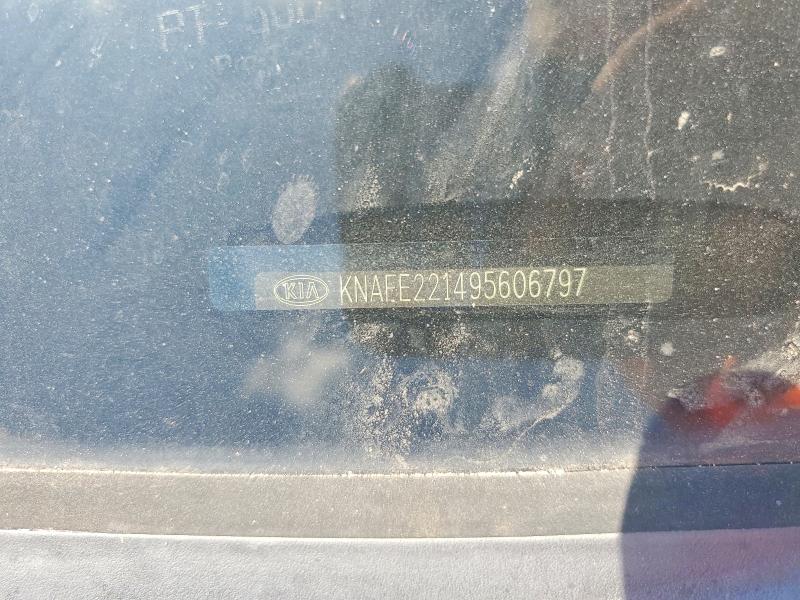 Продажа на аукционе авто 2009 Kia Spectra, vin: KNAFE221495606797, номер лота: 56731896