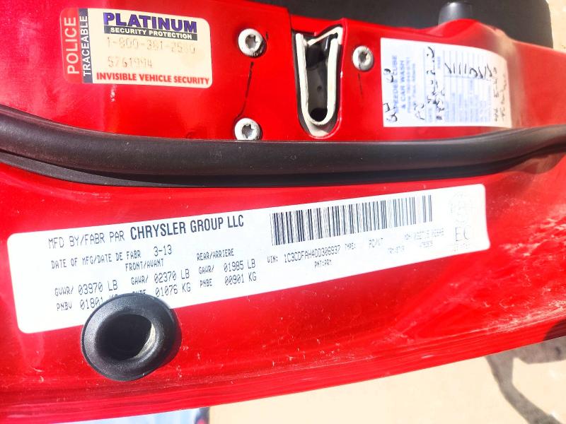 Auction sale of the 2013 Dodge Dart, vin: 1C3CDFAH4DD306937, lot number: 57372976