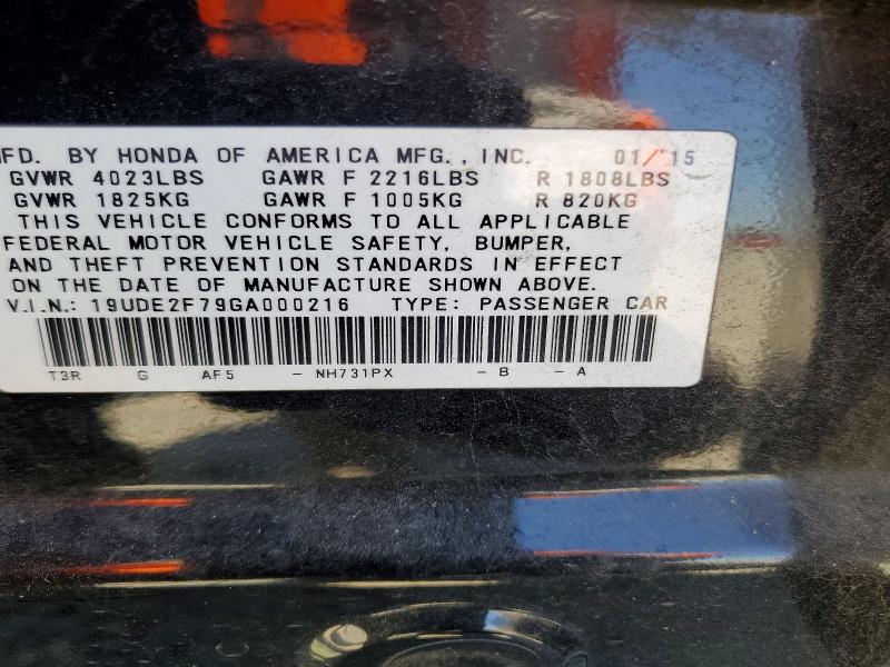 Aukcja sprzedaży 2016 Acura Ilx, vin: 19UDE2F79GA000216, numer aukcji: 57575776