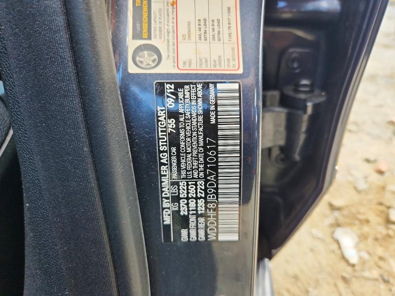 57633136 :رقم المزاد ، WDDHF8JB9DA710617 vin ، 2013 Mercedes-benz E مزاد بيع