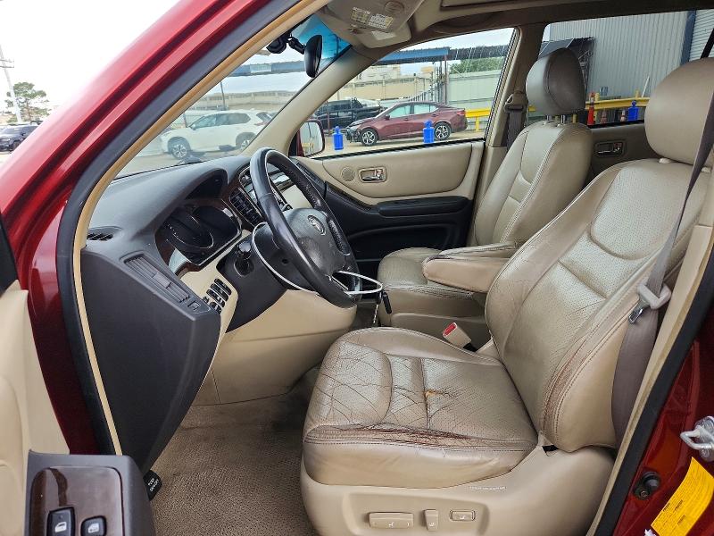 2001 Toyota Highlander მანქანა იყიდება აუქციონზე, vin: JTEGF21A310018361, აუქციონის ნომერი: 55910226