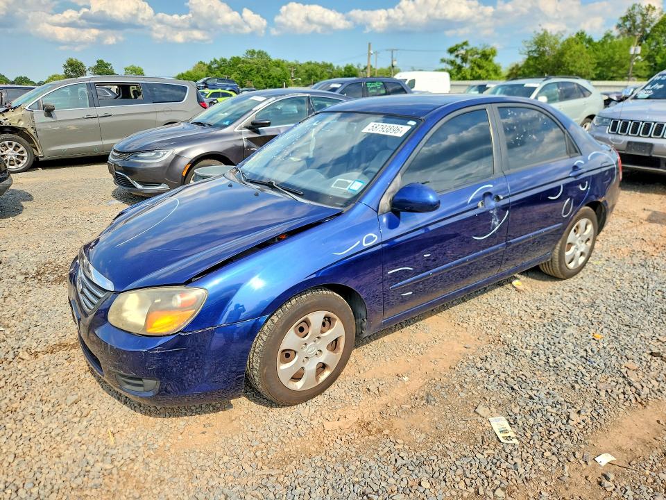 2009 Kia Spectra მანქანა იყიდება აუქციონზე, vin: KNAFE222695637817, აუქციონის ნომერი: 58793896