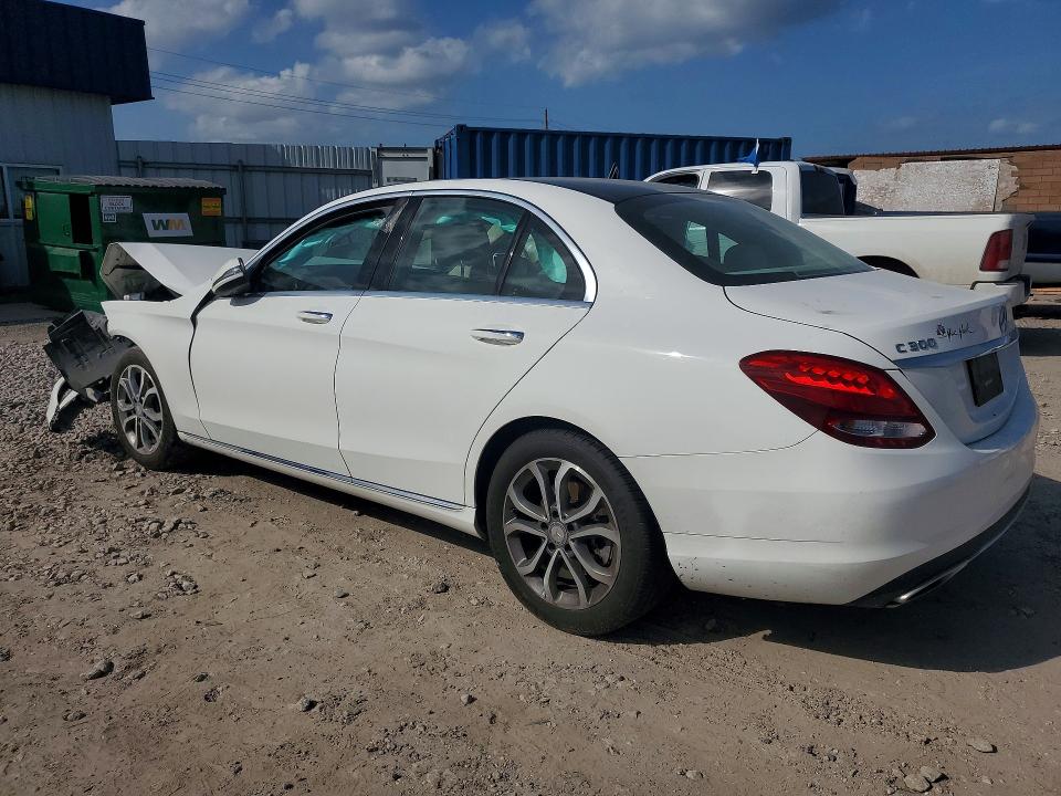 57850006 :رقم المزاد ، 55SWF4JB1GU160706 vin ، 2016 Mercedes-benz C مزاد بيع